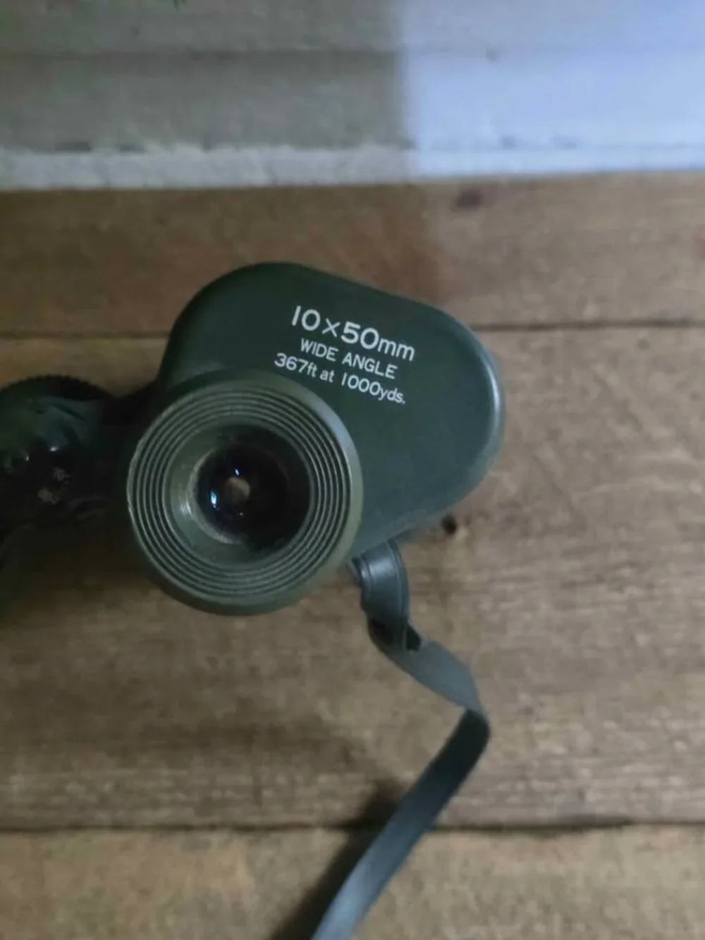 Vintage Sears Green 473.2586500 10x5mm Wide Angle 367ft at 1000yrds Binoculars